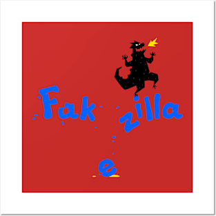 fakezilla Posters and Art